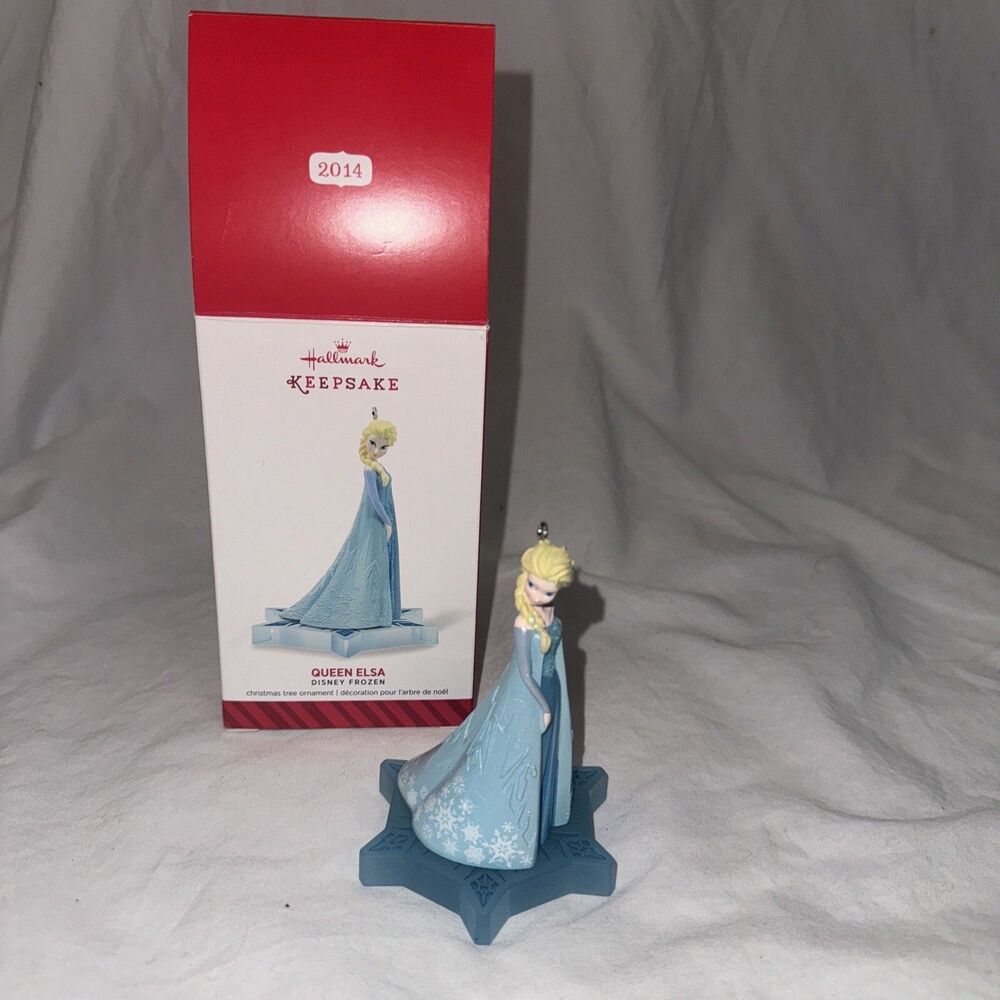 Hallmark Keepsake 2014 Queen Elsa Disney Frozen Christmas Ornament MIB 4”